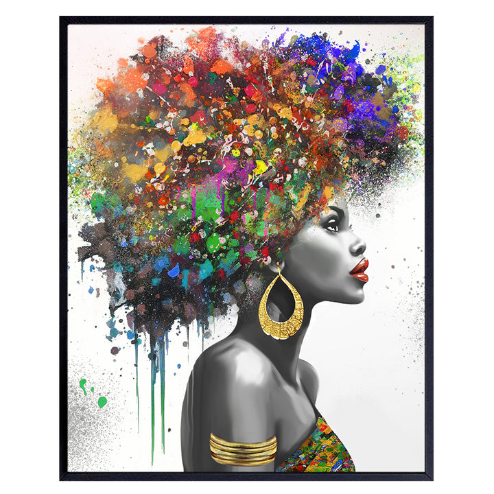 African Americans Wall Art & Decor - Black Woman, Black women, Black Girl Magic - African American Wall Art Prints - Black pride Cool Wall Art - Chic Home Decor - Black Art - Black Wall Art Aesthetic