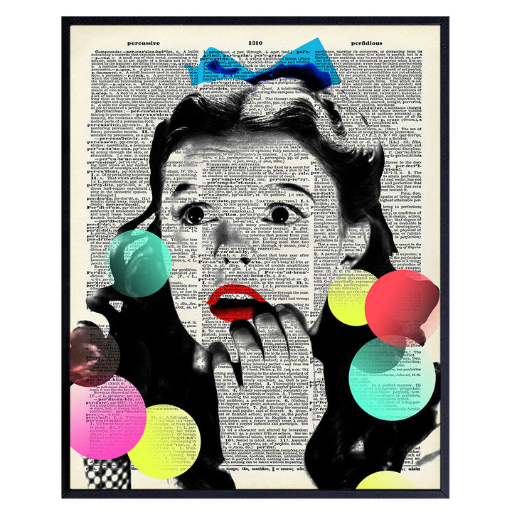 Wizard of Oz, Dorothy Pop Art Poster Print - Andy Warhol Style Contemporary Wall Decor Picture - Unique Funny Home Decoration for Girls Bedroom, Living Room - Gift for Women - 8x10 UNFRAMED