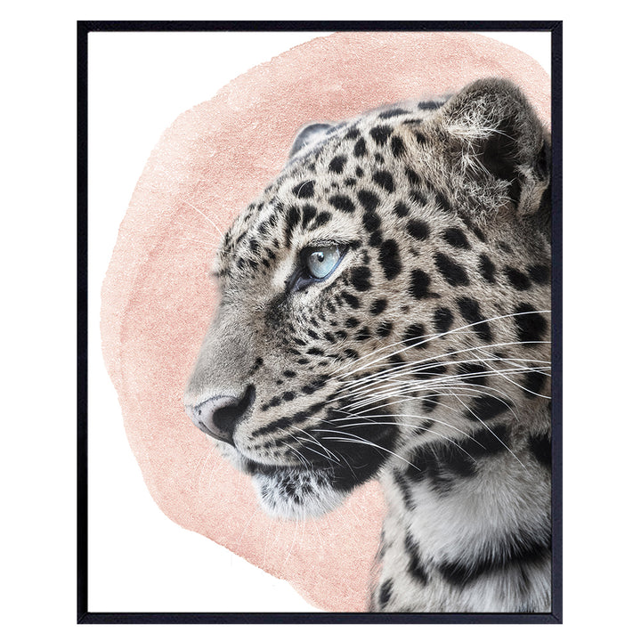 Leopard Print Wall Decor - Cheetah Decorations - Leopard Print Wall Art - Jungle Animals Home Decoration -Nature Wall Decor - Nature Wall Art - Gift for Women, Teens - Endangered Species 8x10 UNFRAMED