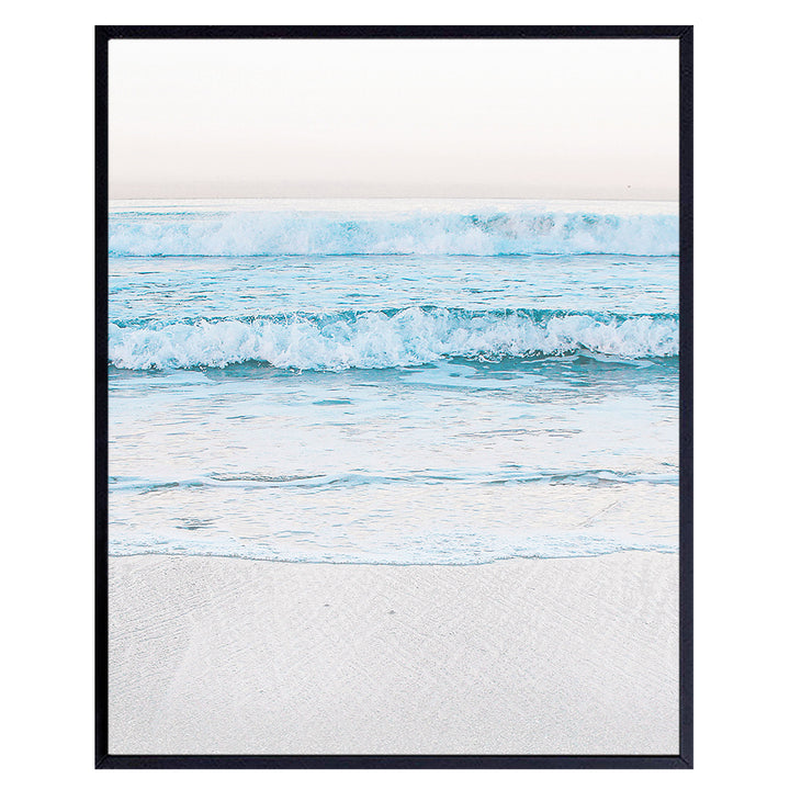 Ocean Artwork - 8x10 Art Print, Home Decor for Beach House, Living Room, Bedroom, Bathroom - Unique Gift for Surfers, Ocean, Surfing Fans - Unframed Poster, Photo, Print