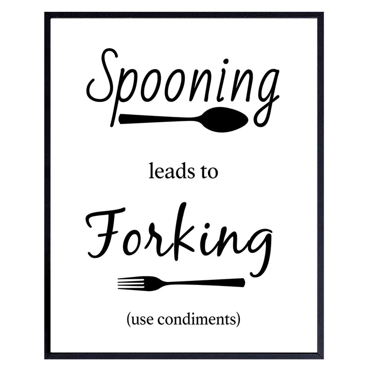 Funny Kitchen Decor - Kitchen Wall Decor - Cafe Wall Art - Dining Room Wall Art - Dinning Room Decoration - Kitchen Gifts