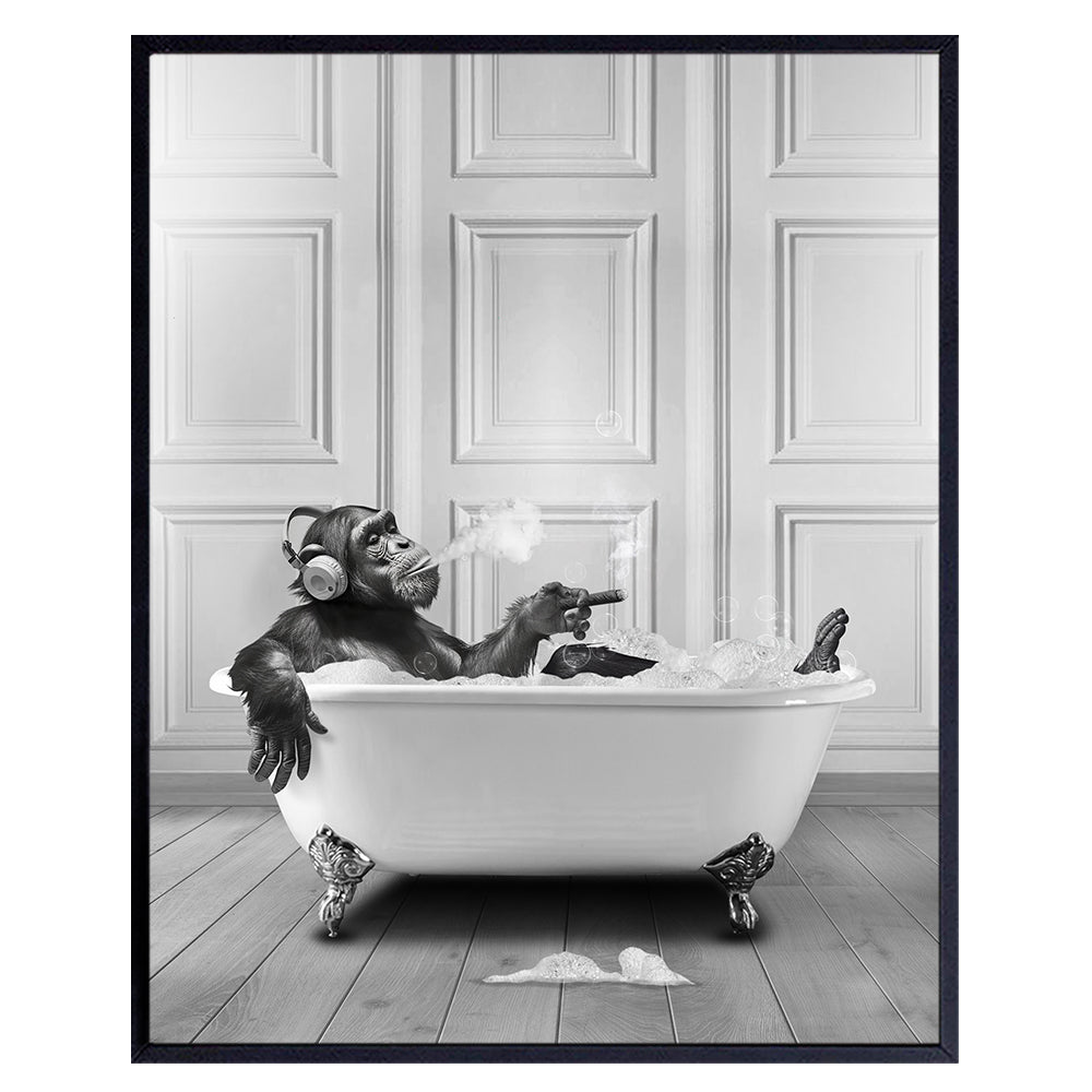 Cool Bathroom Wall Decor for Men - Black Bathroom Decor - funny Wall D -  Yellowbird Art \u0026 Design, image size:1000x1000