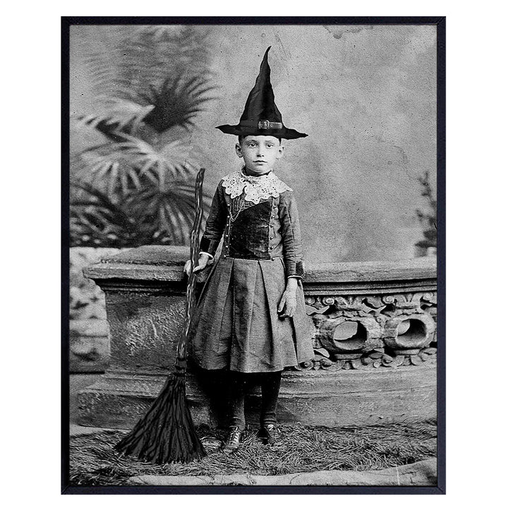 Witchy Wall Art & Decor - Witch Room Decor - Wiccan Decor - Pagan Gifts - Gothic Wall Art - Goth Room Decor - Witchcraft - Wicca Halloween Decor - Creepy Scary Vintage Picture Photo - Black Magic