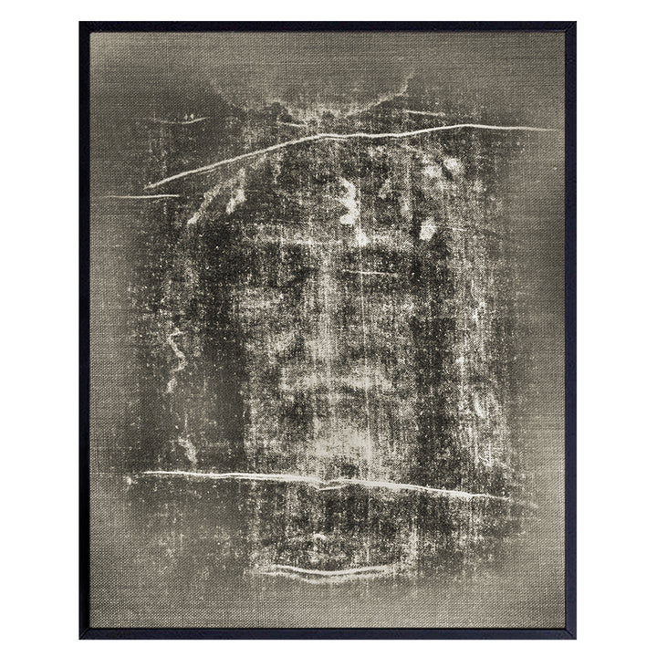 Jesus Wall Decor LARGE -11x14 Jesus Christ Shroud of Turin Poster - Catholic Gifts - Christian Wall Decor - Religious Wall Art - Priest Ordained Minister - Living Bedroom Home Decor - spiritual Gift