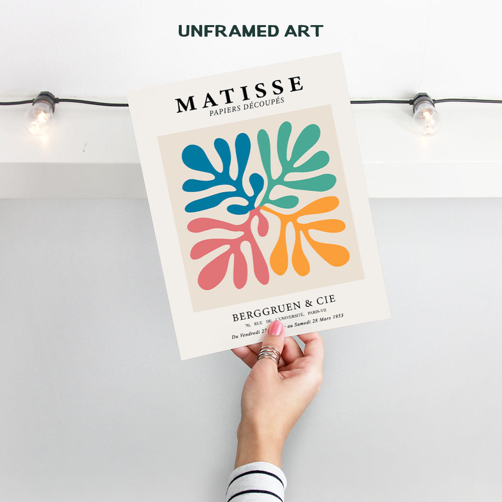 Matisse Poster - 8x10 Matisse Print - Matisse Wall Art - Aesthetic Pictures - Abstract Art - Minimalist Wall Art - Gallery Wall Art - Mid Century Modern Wall Decor - Museum Poster - Henri Matisse