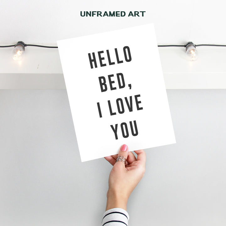 funny Sayings Minimalist Room Decor - Cute Bedroom Wall Decor for Women - funny Quotes Wall Art - Gifts for Women, Men, Teens - Bedroom Wall Art - Scandinavian Home Decor - Cute Sayings