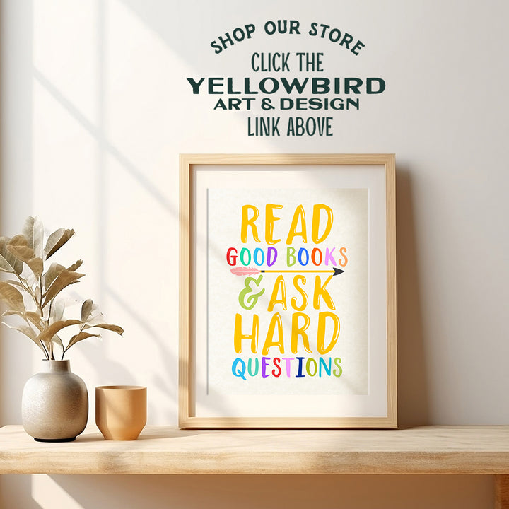 Motivational Wall Art For Kids Room Decor - positive affirmation Wall Decor For Toddler And Child Bedroom, Inspirational Wall Decor For Home School Classroom - Unique Gift for Moms, Dads, Teachers