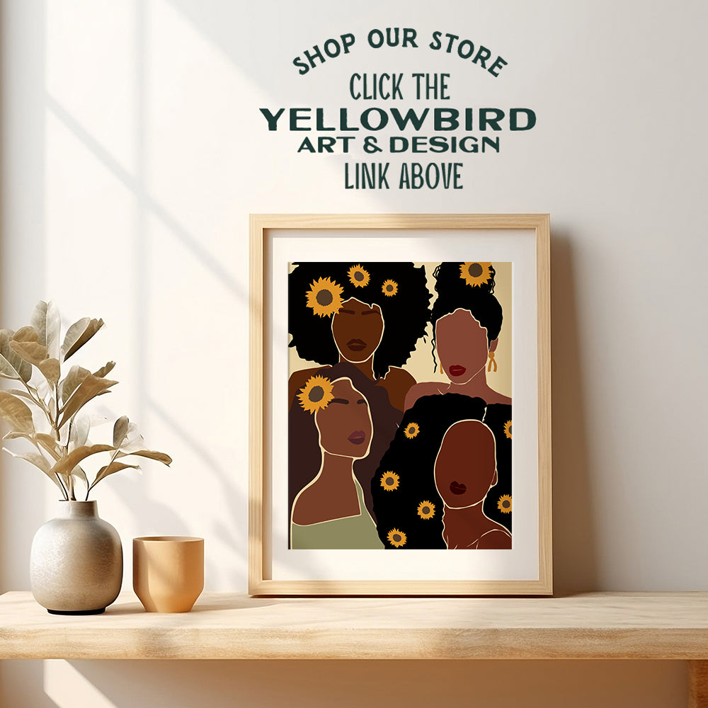 African American Women Wall Decor - Black Women Wall Art - African American Wall Art - Black Woman - Black Wall Art - Black Culture - Afro-American Wall Art - African American Gifts - African Wall Art