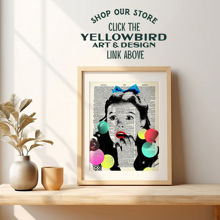 Wizard of Oz, Dorothy Pop Art Poster Print - Andy Warhol Style Contemporary Wall Decor Picture - Unique Funny Home Decoration for Girls Bedroom, Living Room - Gift for Women - 8x10 UNFRAMED