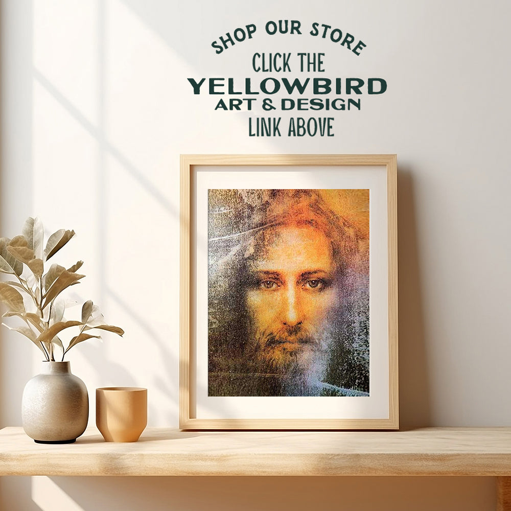 Jesus Christ Wall Art - Jesus Wall Decor - Religious Christian Room Decor for Bedroom, Home, Church - Catholic Gifts - Inspirational Gift for Pastor, Priest, Ordained Minister - Picture Poster