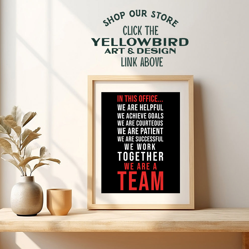 Motivational Office Art Print - Inspirational Typography Wall Art Poster - Unique Home Decor and Gift for Entrepreneurs, Managers, Boss, Leaders - 8x10 Photo Unframed