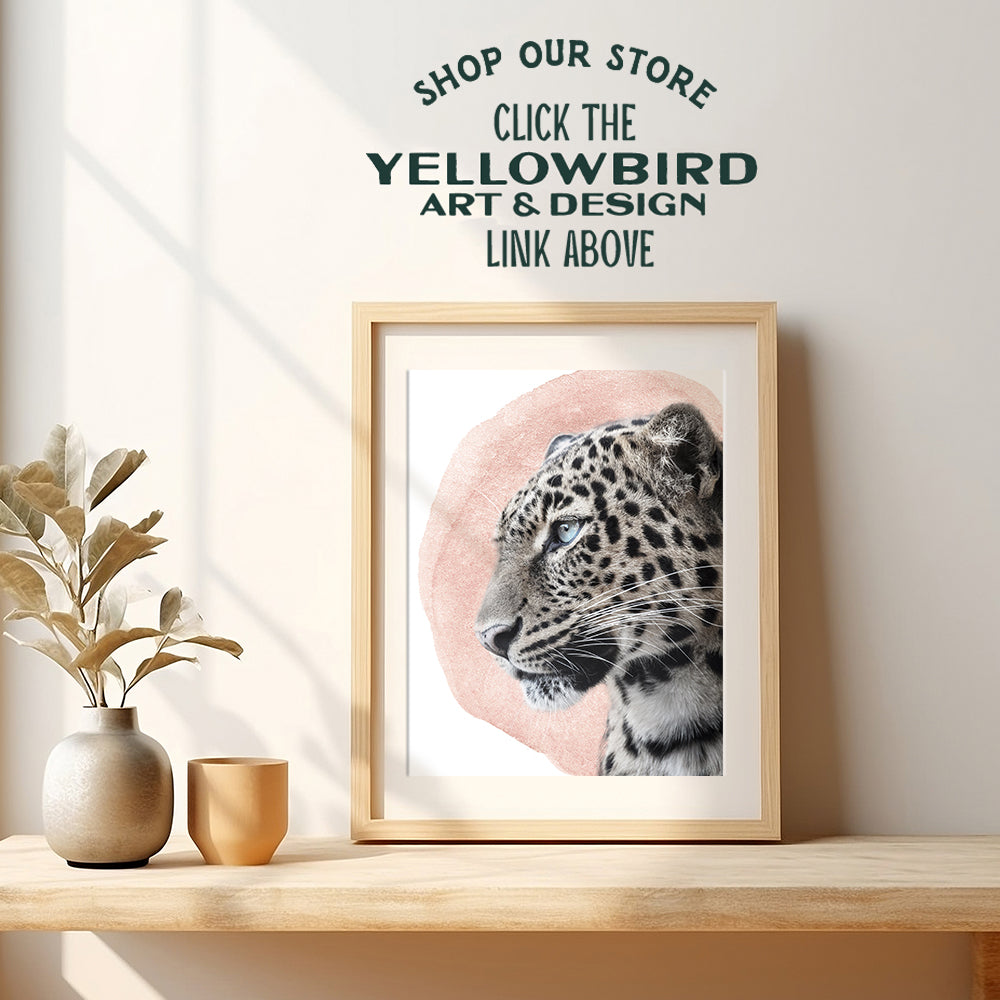 Leopard Print Wall Decor - Cheetah Decorations - Leopard Print Wall Art - Jungle Animals Home Decoration -Nature Wall Decor - Nature Wall Art - Gift for Women, Teens - Endangered Species 8x10 UNFRAMED