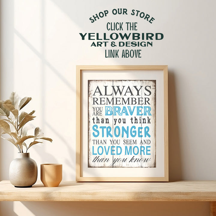 A. A. Milne Quote Wall Art print - 8x10 Sentimental Saying Photo Poster for Bedroom, Kids, Boys, Girls, Baby Room, Nursery, Home Decor - Romantic Gift for Winnie Pooh Fans - Unframed