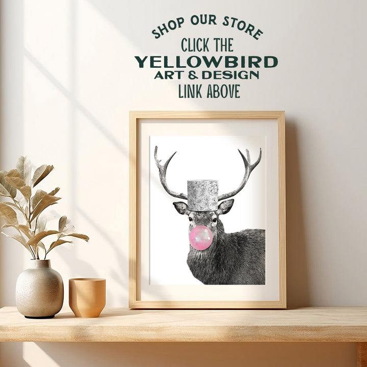 Elk Bathroom Decor - Deer Hunting Decor - Farmhouse Bathroom Decor - Elk Home Decor - Cute Bathroom Wall Art - Funny Bathroom Pictures for Men - small Bath Sign, Barn Wall Decor, Country Home Decor