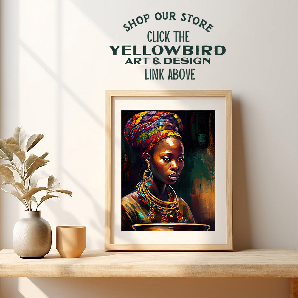 Black Woman Wall Art & Decor - African American Wall Art Black women - African Americans - African American Gifts for Women - Black Girl Decorations - African American Wall Decor - Black Culture