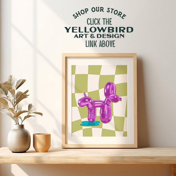 Kids Bathroom Accessories - Cute Bathroom Decor - Modern Bathroom Aesthetic - Chic Fun funny Bathroom Poster - Teal Green Purple Bathroom Wall Art & Decor Pictures - Preppy Powder Room Restroom Sign