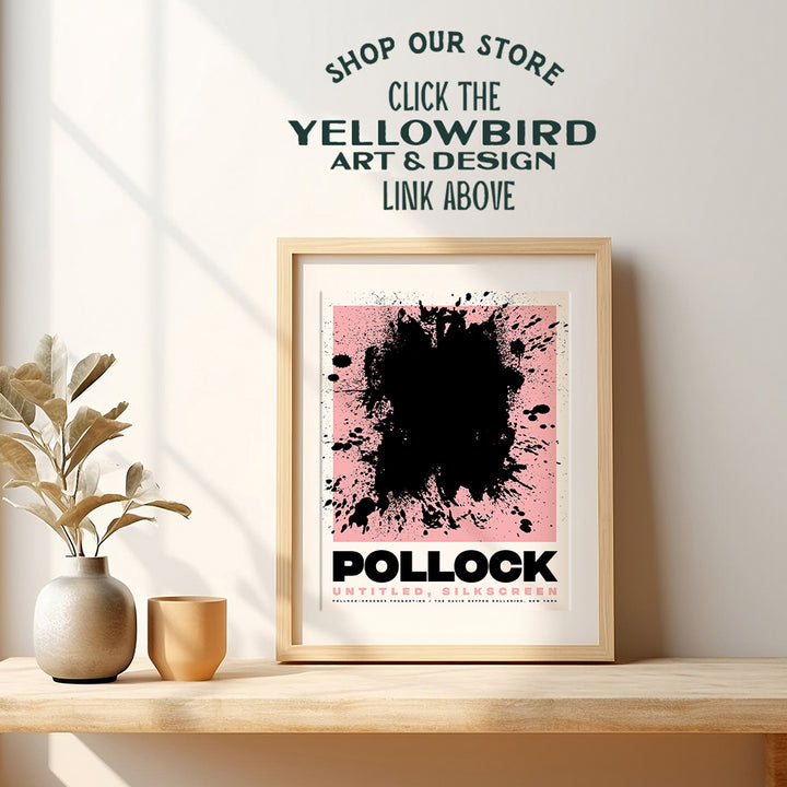 Jackson Pollack Wall Art & Decor - Gallery Wall Art - Modern Wall Art - Contemporary Wall Art - Museum Poster Picture Print - Living Room, Bedroom - Women, Men, Housewarming Gift