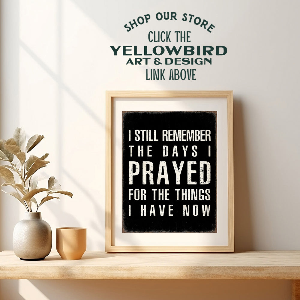 Christian Wall Art & Decor - Religious Gifts for Men - spiritual Wall Decor - masculine Christianity - God Wall Decor - Faith Wall Decor - Inspirational Quotes Wall Art - Yellowbird Art & Design 8x10