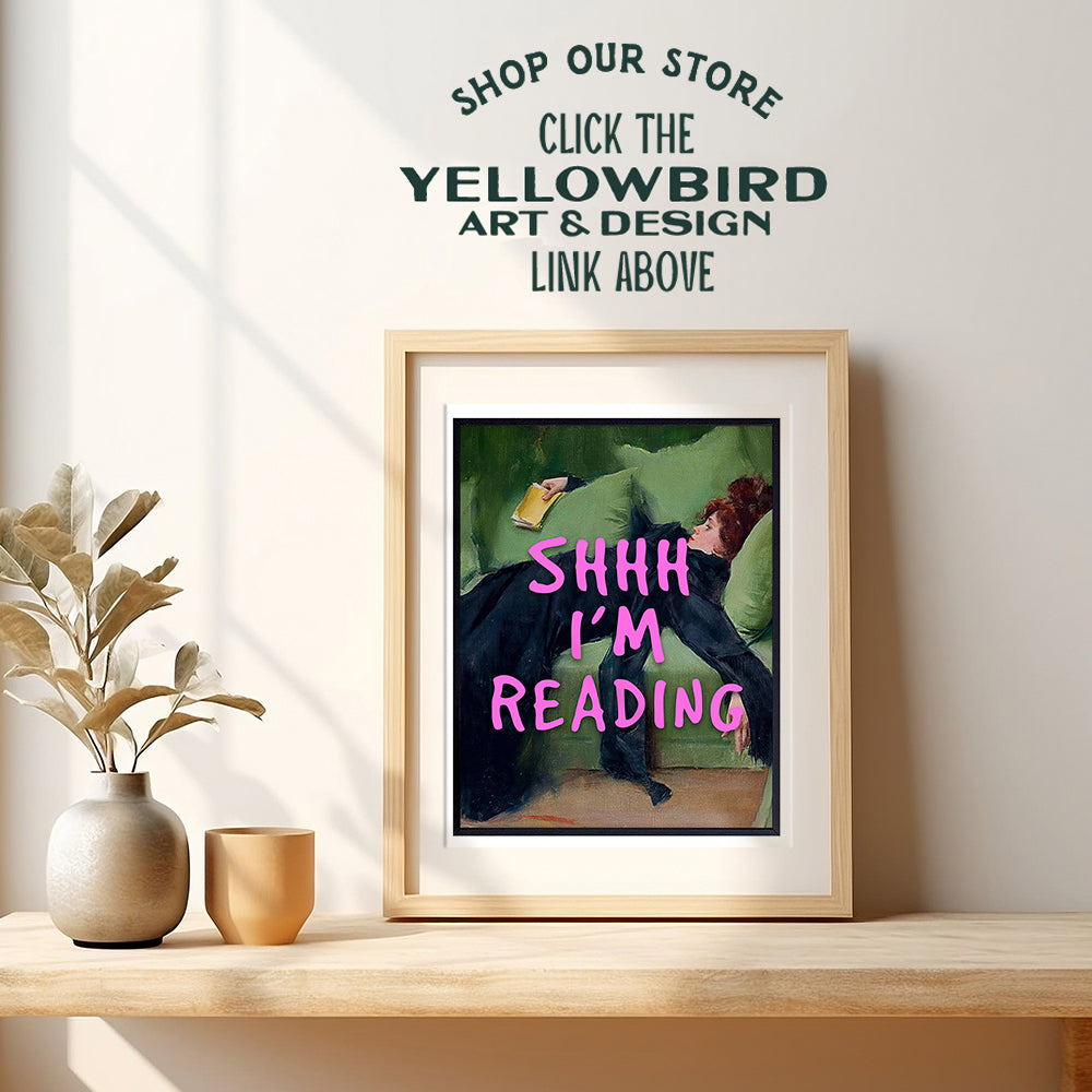 Read Wall Decor - Book Lovers Gifts - Vintage Retro Wall Art & Decor - Classroom Decorations - Classroom Must Haves - Home Decor Living room Decor for Women - 8x10 Funky Trendy Aesthetic Preppy Poster