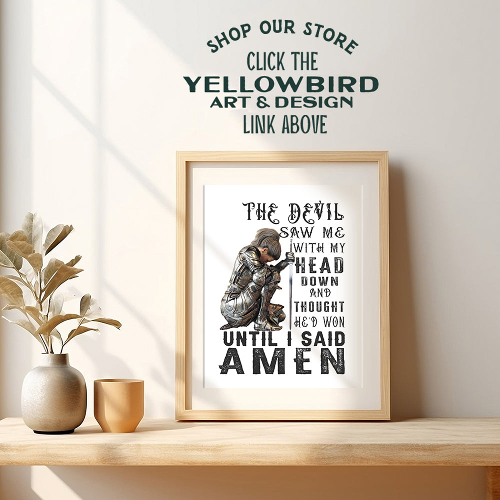 Religious Decor Motivational Wall Art - God Wall Decor Christian Gifts for Women - Inspirational Wall Decor - positive Quotes Wall Decor - Tween Girls, Teen Girls Empowered Women spiritual Wall Decor