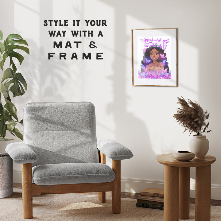 African American Girls Room Decor - Black Girl Magic Inspirational Wall Decor - Cute Teen Room Decor Motivational Wall Art - Tween Girls Bedroom Decor Encouragement Gifts - positive Quotes Wall Decor