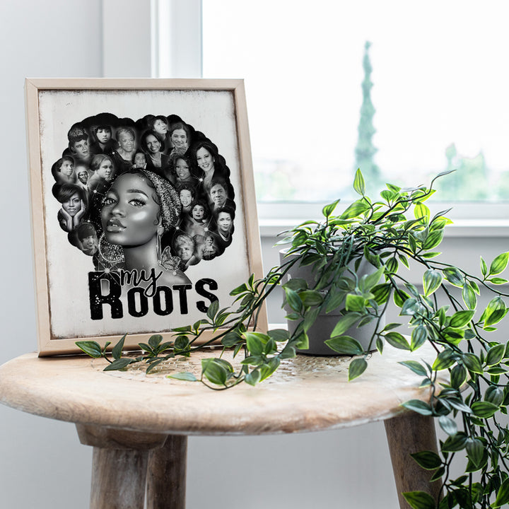 Black Art - African American Art - Black women famous African Americans - Black pride Classroom Decorations - Black History Month Poster - Afro Black Culture Wall Art & Decor - Black Girl Magic 8x10