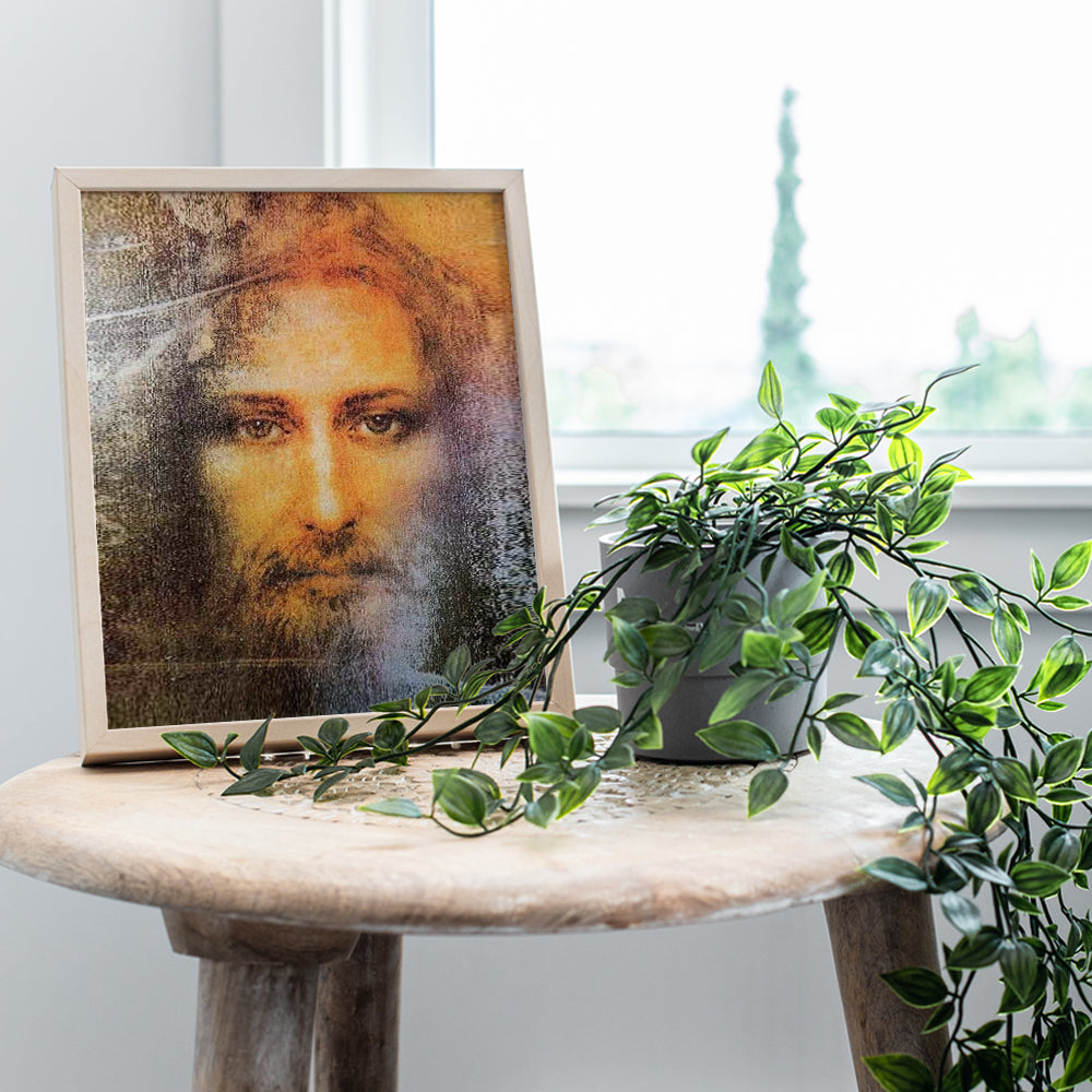 Jesus Christ Wall Art - Jesus Wall Decor - Religious Christian Room Decor for Bedroom, Home, Church - Catholic Gifts - Inspirational Gift for Pastor, Priest, Ordained Minister - Picture Poster