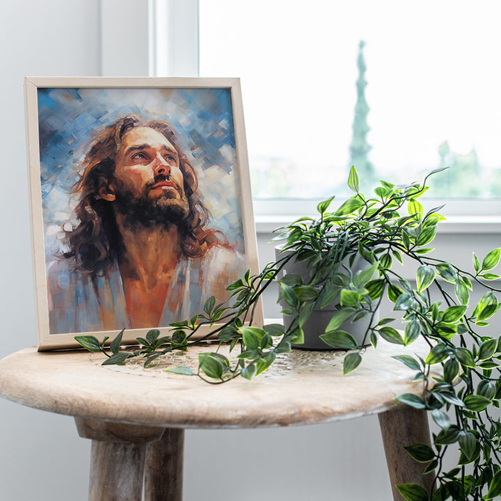 Jesus Christ Christian Wall Art - Religious Wall Art - inspiring Wall Art & Decor - spiritual Gift - Catholic Christian Art - God Wall Decor - Inspirational Wall Decor- Motivational poster, Women, Men