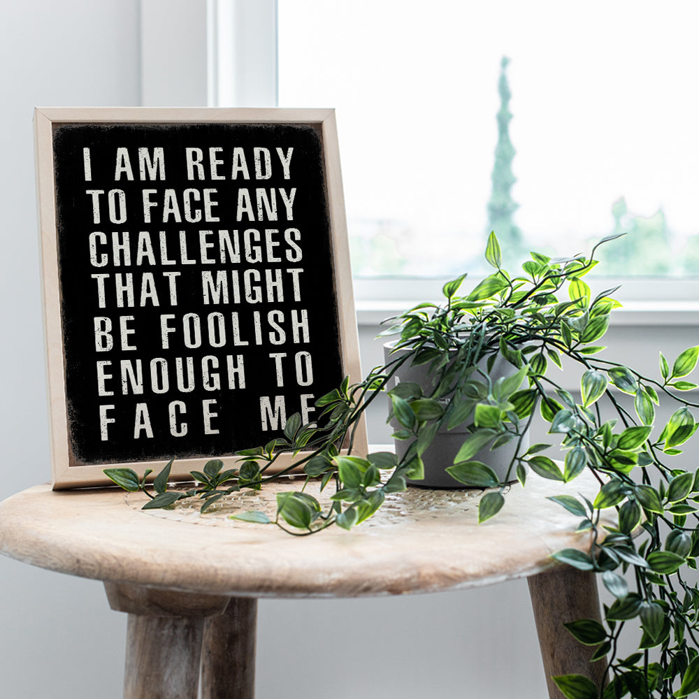 Motivational Quotes Office Wall Decor - Wall Art for Men, Women - Man cave, Dorm Room Decor - positive Quotes - small Office Decor - Black Office Decor - Entrepreneur Home Office Decor - funny Sayings