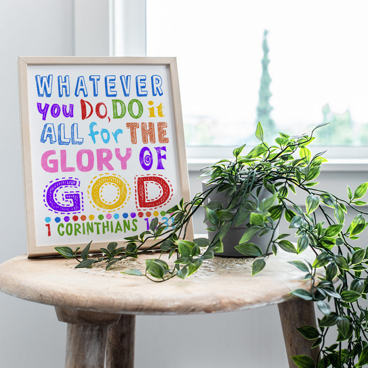 Christian Wall Art & Decor - Religious Wall Decor - Spiritual Wall Decor - Bible Verses Wall Decor - Catholic Gifts - Church Decorations - Scripture Wall Art - God Wall Decor - Inspirational Quotes