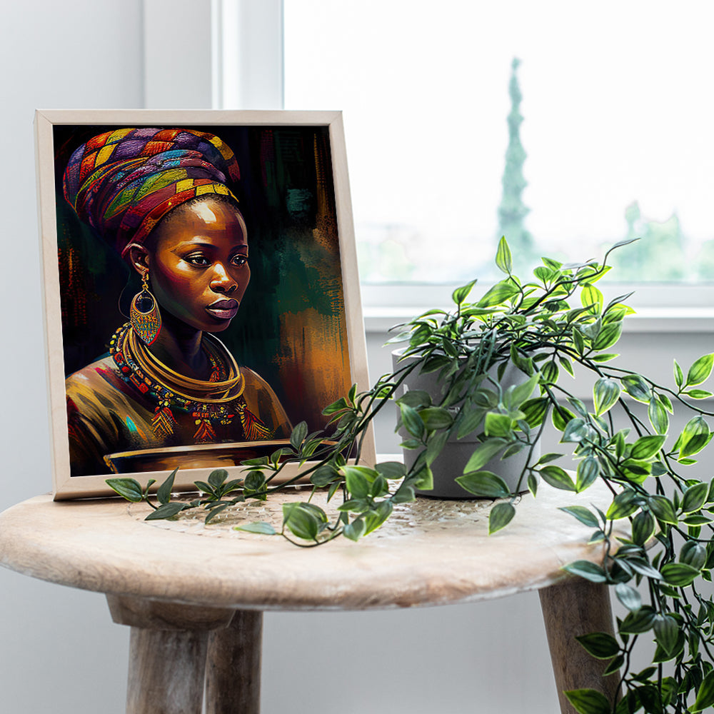 Black Woman Wall Art & Decor - African American Wall Art Black women - African Americans - African American Gifts for Women - Black Girl Decorations - African American Wall Decor - Black Culture