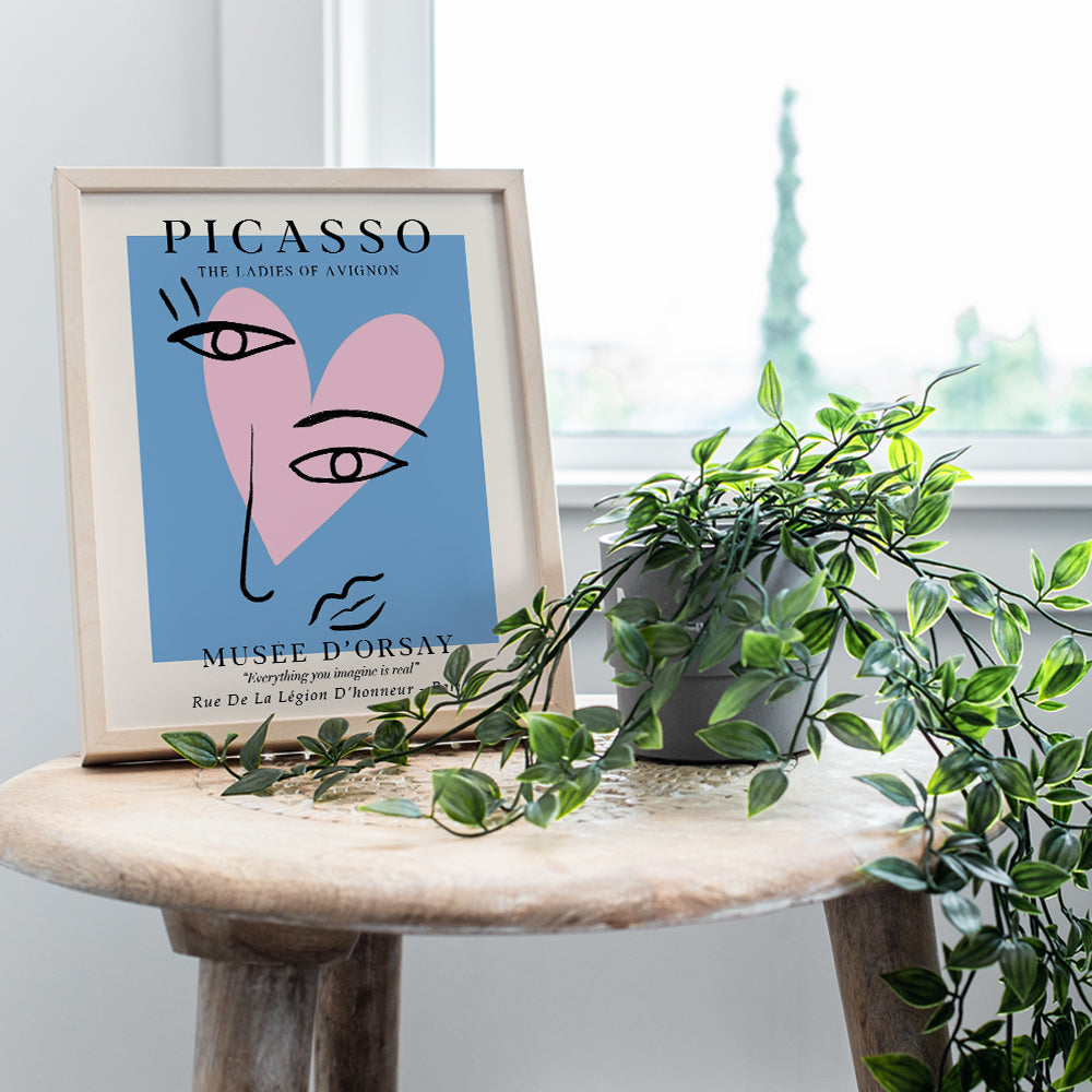 Pablo Picasso Wall Art Prints - Pablo Picasso Poster - Mid-Century Modern Room Decor - Gallery Wall Art - Museum Poster - Abstract Art - Minimalist Wall Decor- Line Art Wall Decor- Art Gifts for Women