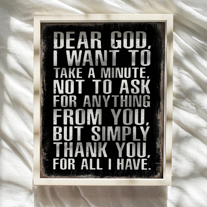 Religious Wall Art For Men - Christian Quotes Wall Decor - Bible Verse Wall Decor - Christian Gifts for Men - Catholic Gifts - Scripture Wall Art - Faith Wall Decor Poster - God Wall Decor