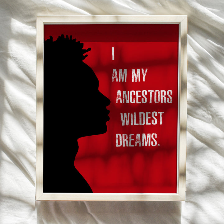 Motivational African American Art - Inspiring Quotes Wall Decor for Boys Bedroom, Teen Room, Living Room, Office - Gift for Men, Afro Americans - Black Lives Matter, BLM - Black Power Poster