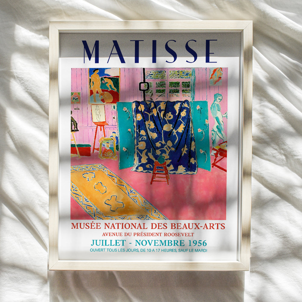 Matisse Aesthetic Wall Art - Mid Century Modern Minimalist Abstract Print for Bedroom, Living Room Decor - Contemporary Museum Pictures - Womens Home Decor - Gallery Wall Art Poster