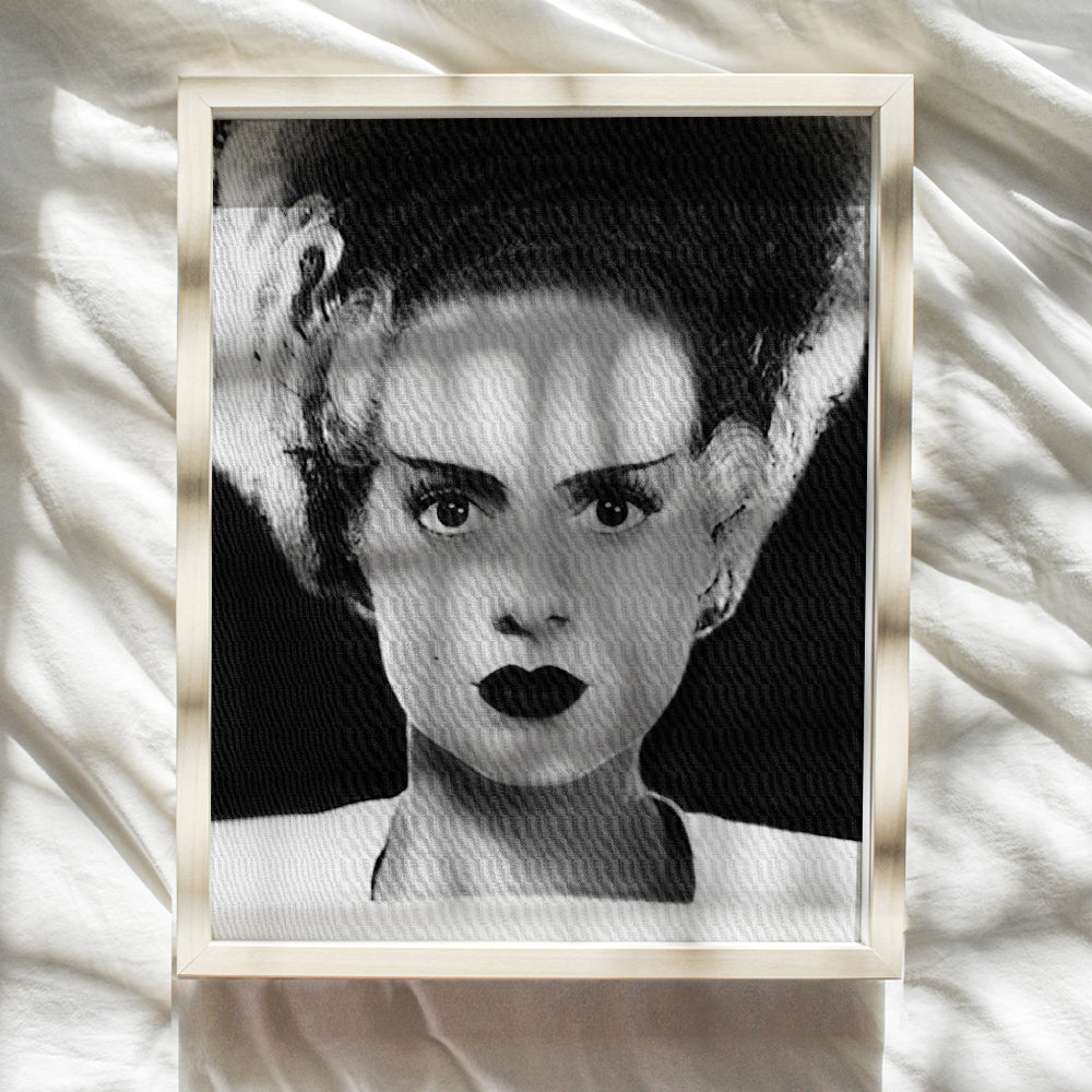 Bride of Frankenstein Picture Poster - 8x10 Retro Vintage Hollywood Scary Monster Movie Room Decorations, Art Print Photo, Photograph - Funny Gothic, Goth, Humorous Wall Decor - Gift for Women