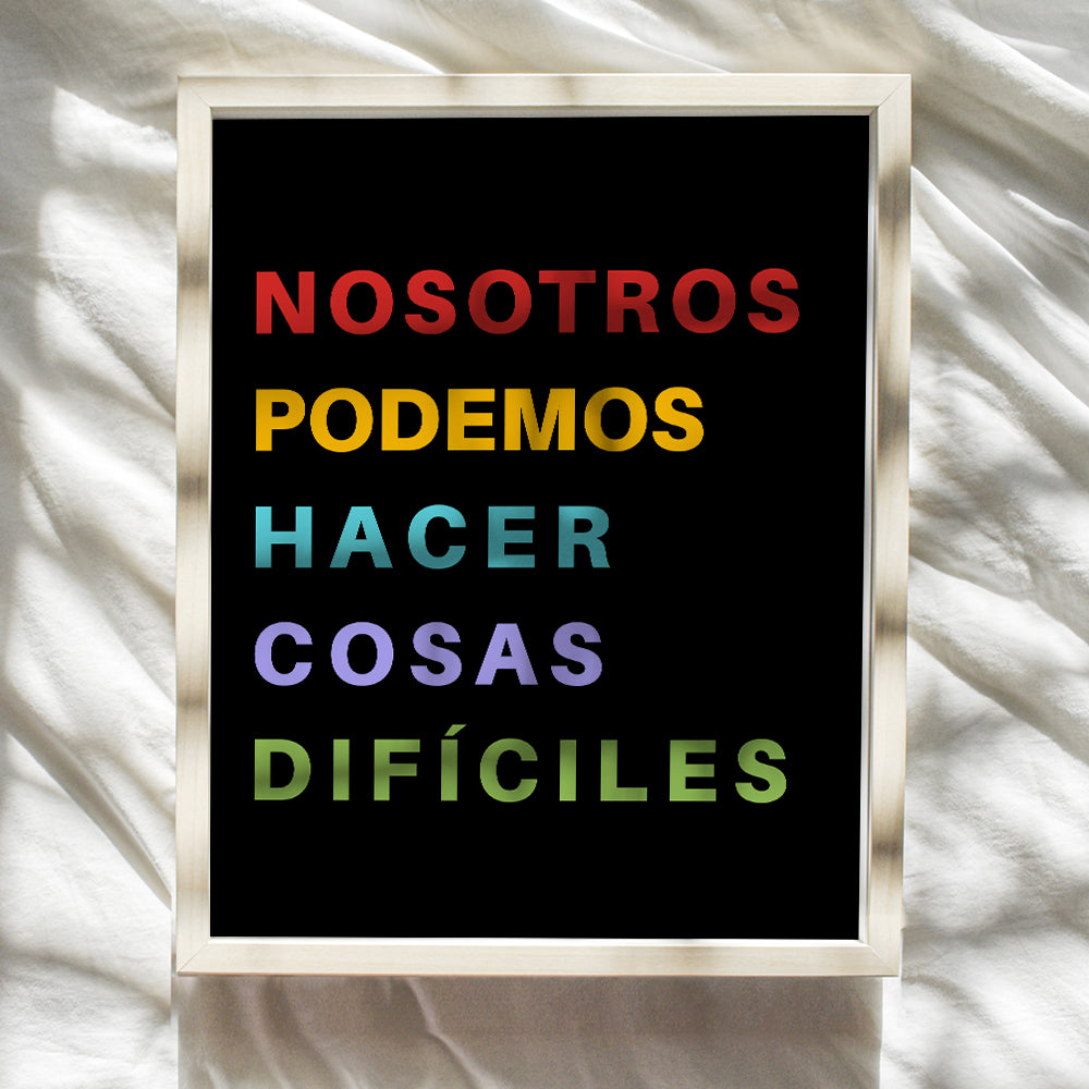 Decoracion Para Ninos Classroom Decor - Decoracion Para Sala for Mexican Kids - Teacher Supplies - Spanish Wall Decor - ESL Teaching Materials - Educational Posters - Inspiration Motivational Wall Art