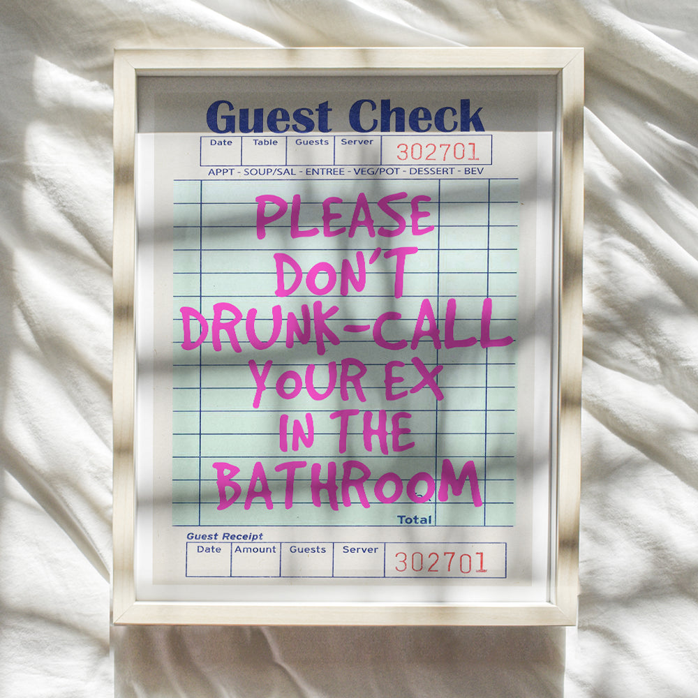 Preppy Bathroom Wall Art for Women - funny Trendy Guest Bath Wall Decor - Pink Retro Modern Bathroom Accessories - Bathroom Pictures Restroom Sign - Cute small Bathroom Decor - Powder room Decorations