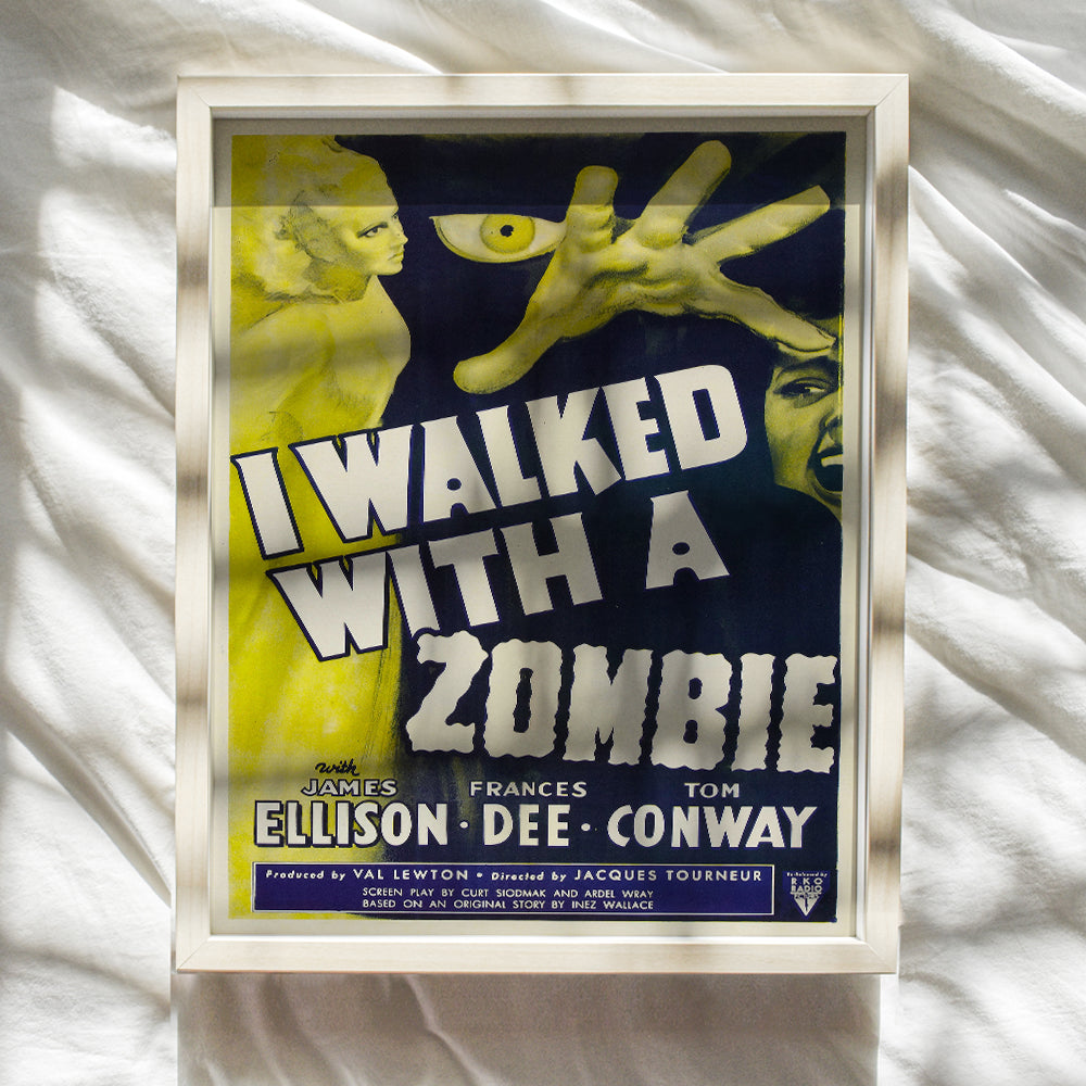 Zombies Movie Poster - 8x10 Vintage Hollywood Horror Movie Poster Wall Art Print - Creepy Classic Scary Movie Home Decor Picture for Man Cave, Boys Bedroom, Teens Room - Gift for Men