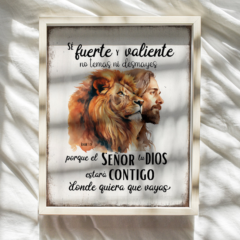 Decoracion de Pared Cristiana en Espanol - Jesucristo - Religious Spanish Decor - Jesus Wall Art & Decor - Christian Inspirational Wall Decor - Bible Verses, Bible Quotes - Jesus Christ