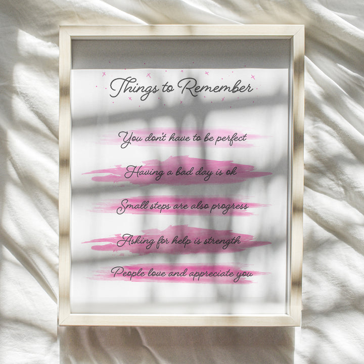 Inspiration Wall Art - Motivation Positive Affirmations Quotes Wall Art & Decor - Empowerment Self Improvement Motivational Sayings - Encouragement Gifts Empowered Women Motivational poster