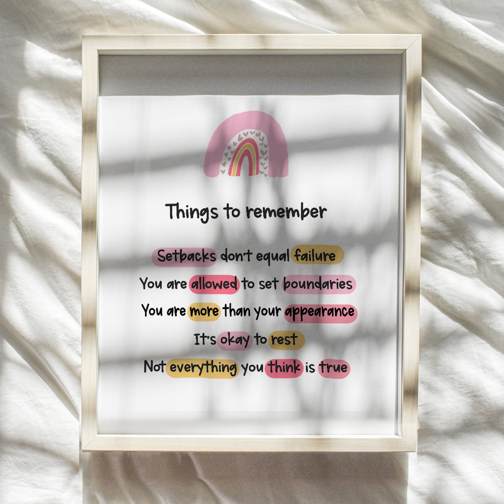 Positive Quotes Wall Decor - Uplifting Encouragement Gifts for Women - Inspirational Wall Art - Motivational Wall Art - Sayings for Wall Decor - Inspiring Quotes Wall Decor - Self Improvement