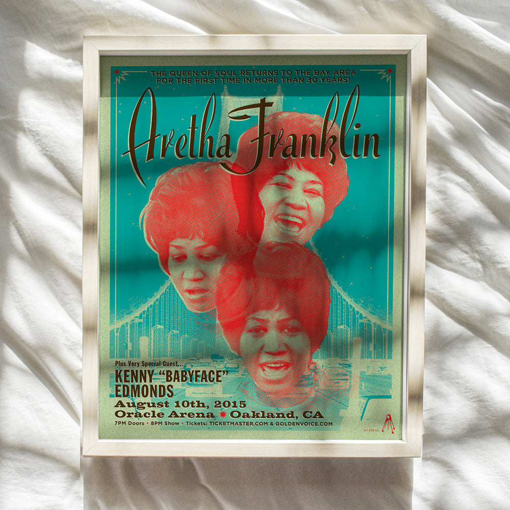 Aretha Franklin Poster - African American Wall Art - Black History - R-E-S-P-E-C-T Queen of Soul Music -Black Culture - African American Women Wall Decor - Black Music- Concert Posters - Afro Wall Art