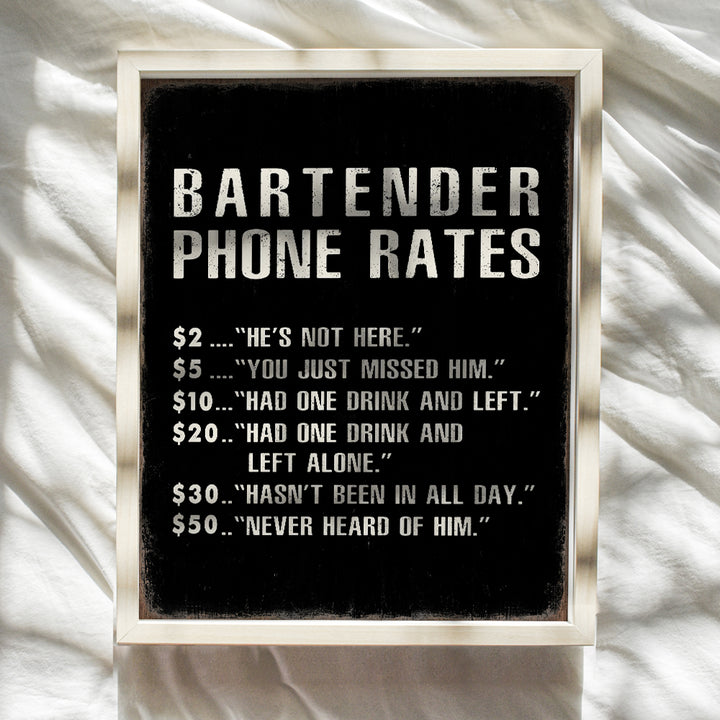 Bar Wall Art Funny Quotes - Bar Sign Rustic Decor - Bar Quotes Wall Decor - Pub Sign - Bar Room Decor Man Cave Art - Black and White Cafe Wall Art Bar Decorations - Home Bar Decor Gifts for Men 8x10