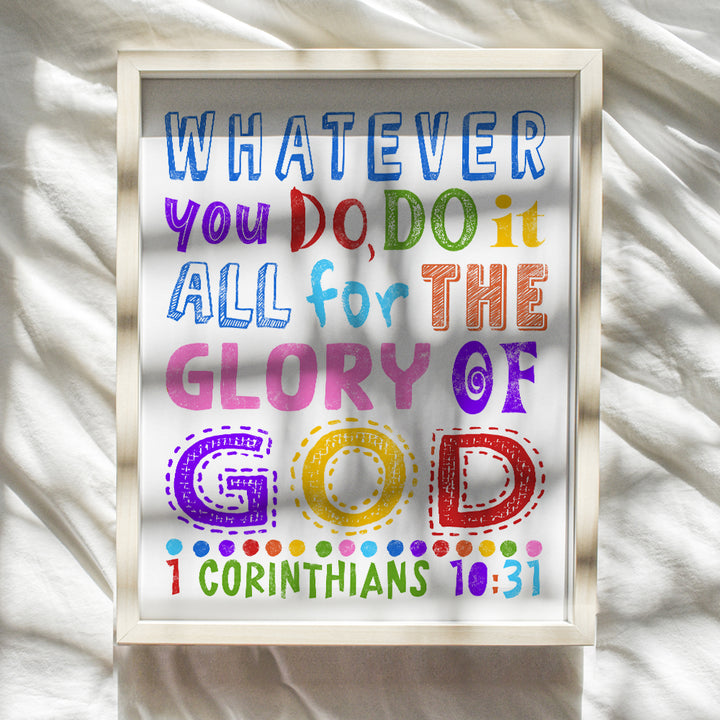 Christian Wall Art & Decor - Religious Wall Decor - Spiritual Wall Decor - Bible Verses Wall Decor - Catholic Gifts - Church Decorations - Scripture Wall Art - God Wall Decor - Inspirational Quotes