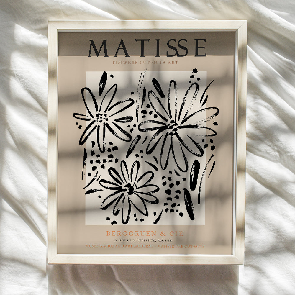 Matisse Wall Art & Decor Poster - 8x10 Matisse Print - Aesthetic Pictures - Abstract Art - Minimalist Wall Art - Gallery Wall Art - Mid Century Modern Wall Decor - Museum Poster - Henri Matisse