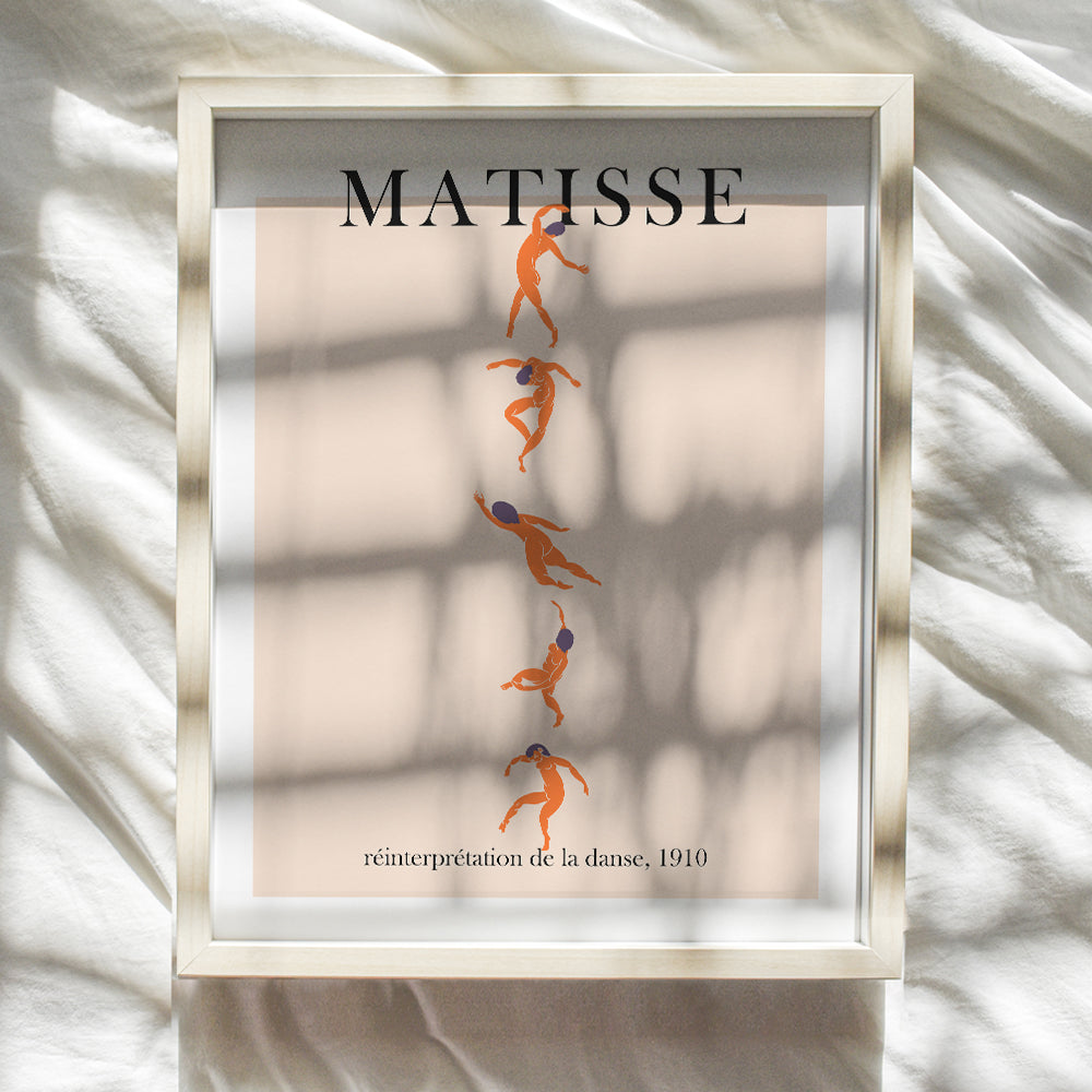 Abstract Matisse Wall Art & Decor Set - Mid Century Modern Wall Decor - 8x10 Matisse Poster Print - Aesthetic Pictures - Minimalist Wall Art - Gallery Wall Art - Museum Poster - Henri Matisse