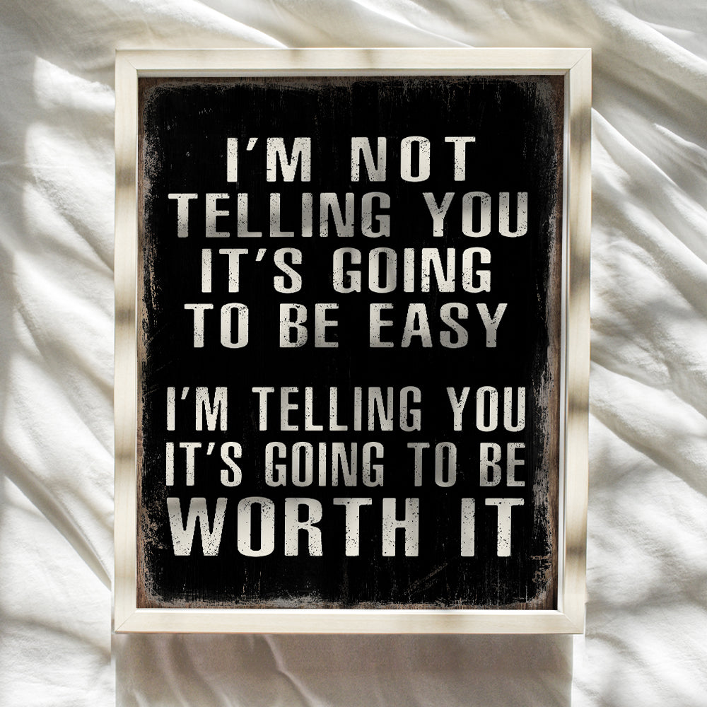 Positive Quotes Wall Decor - Motivational Wall Art - Entrepreneur Wall Art - Motivational Posters - Office Wall Decor - Encouragement Gifts - Inspirational Wall Decor - Inspiring Quotes Wall Decor