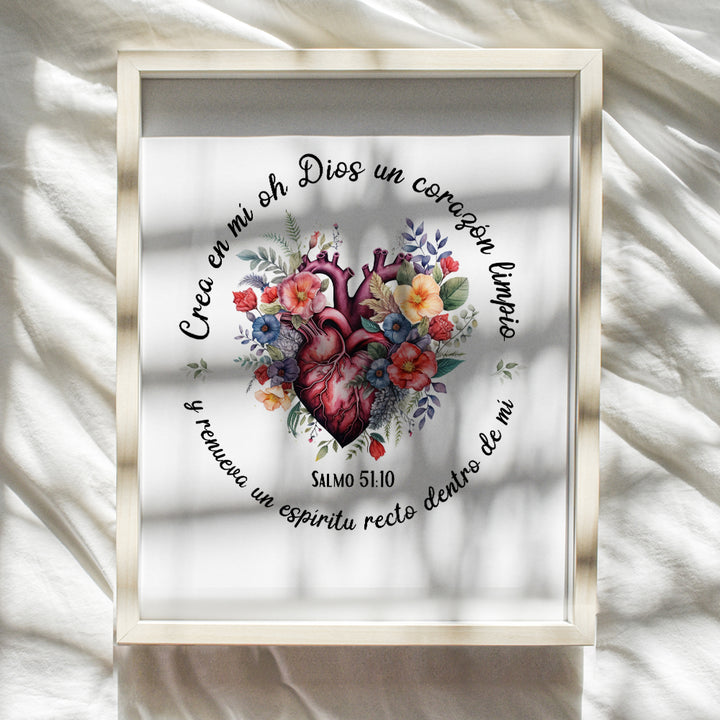 Mexican Art, Christian Wall Art en Espanol - Decoracion de Pared, Arte de Pared Cristiano, Decoracion Para Mujer, Spanish Decor, Regalos Para Mujer - Religious Inspirational Wall Decor - Bible Quotes