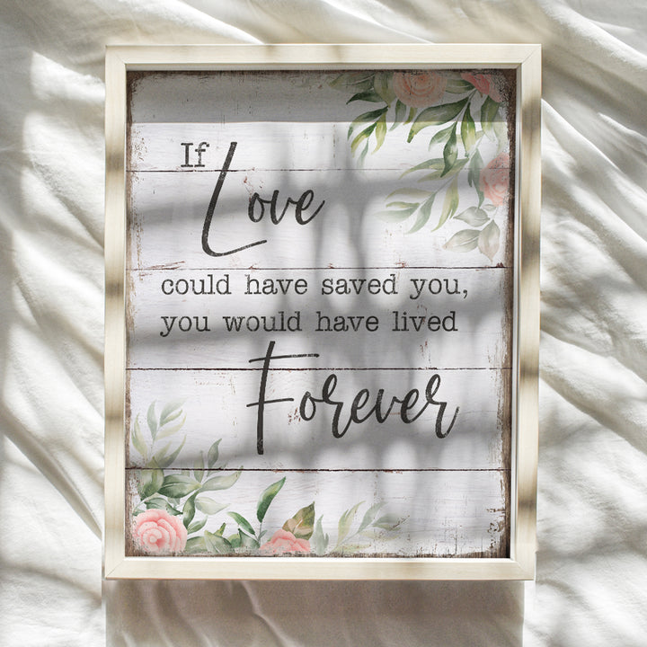 Bereavement Gifts - Memorial Gifts - Cat Dog Pet Remembrance Gifts - Inspirational Uplifting Positive Quotes Wall Art Decor - Encouragement Gifts - In Memory of Loved One Gifts- In Loving Memory Gifts